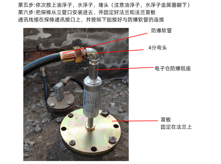 加油站油罐液位仪安装图片视频教程